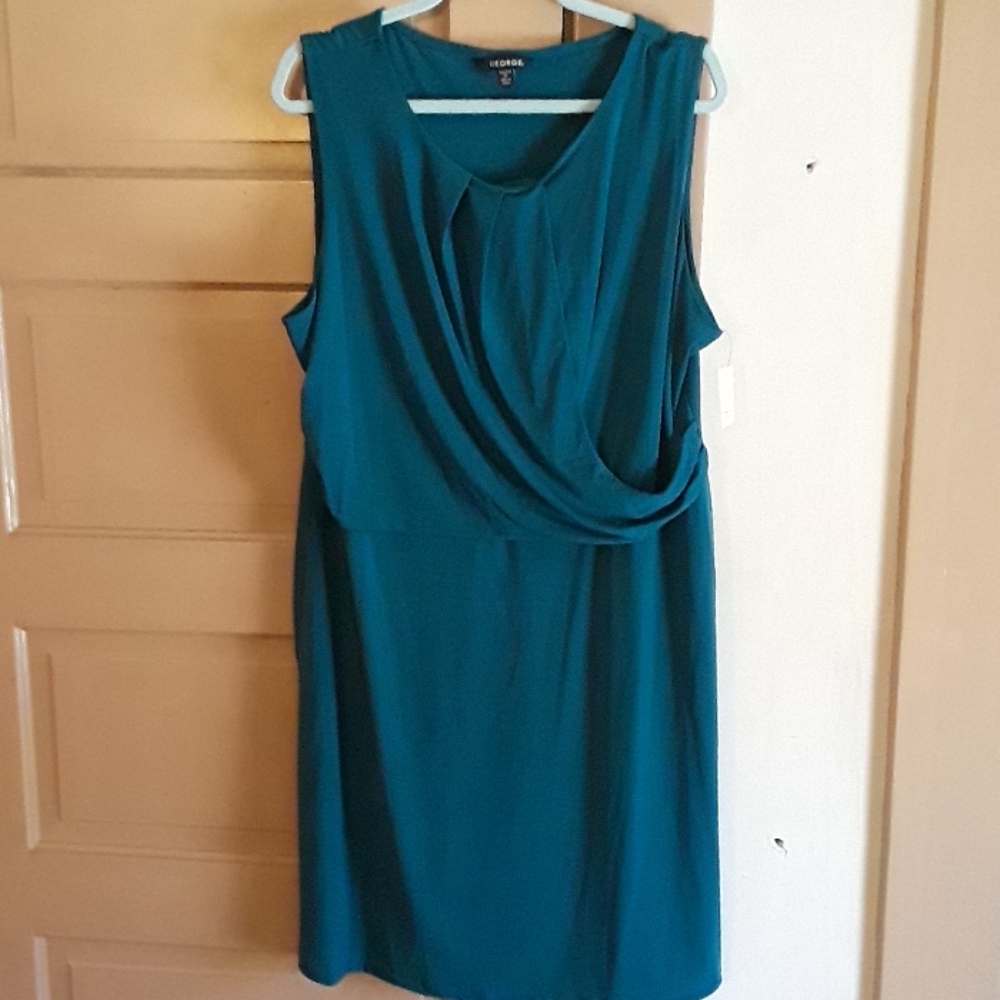 NWT George Formal teal dress